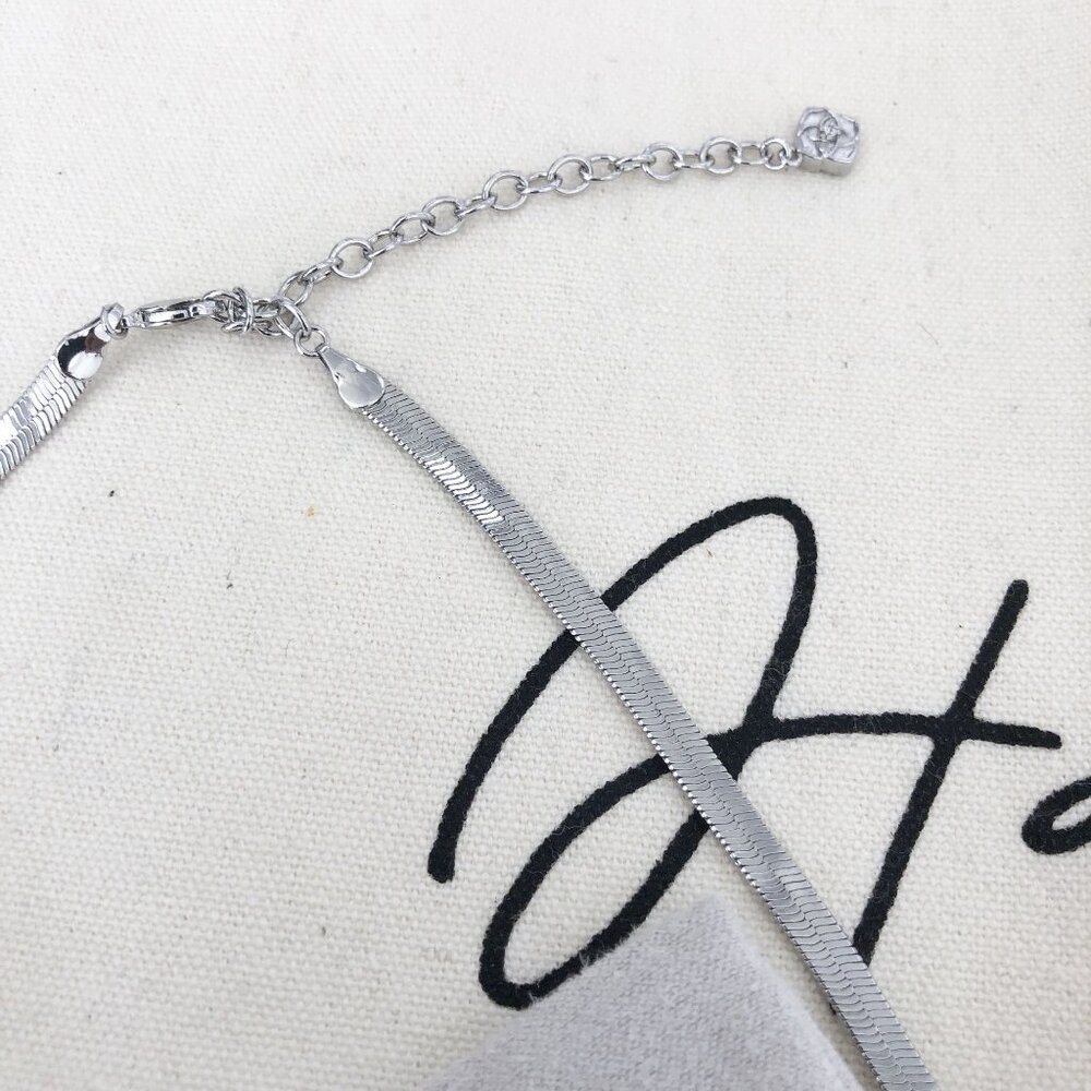 Kendra Scott Herringbone Necklace - Abbie Mixed Metal - Picture 3 of 4